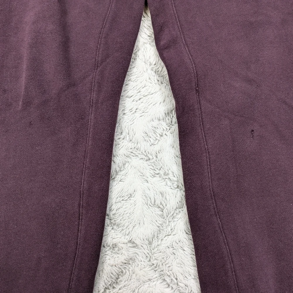 Lululemon Joggers Women's 6 Purple Cherry Get Going Light Cotton Terry 28”